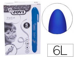 5 barras de maquillaje Jovi Twist make-up azul